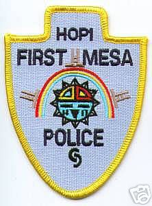 Hopi First Mesa Police (Arizona)
Thanks to apdsgt for this scan.
