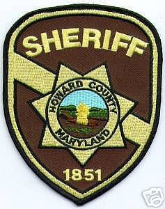 Howard County Sheriff (Maryland)
Thanks to apdsgt for this scan.

