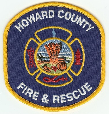 Howard County Fire & Rescue
Thanks to PaulsFirePatches.com for this scan.
Keywords: maryland