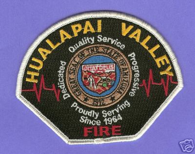 Hualapai Valley Fire
Thanks to PaulsFirePatches.com for this scan.
Keywords: arizona