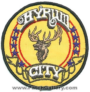 Hyrum City Police Department (Utah)
Thanks to Alans-Stuff.com for this scan.
Keywords: dept.