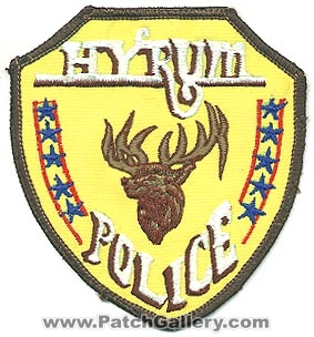 Hyrum Police Department (Utah)
Thanks to Alans-Stuff.com for this scan.
Keywords: dept.