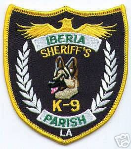 Iberia Parish Sheriff's K-9 (Louisiana)
Thanks to apdsgt for this scan.
Keywords: sheriffs k9