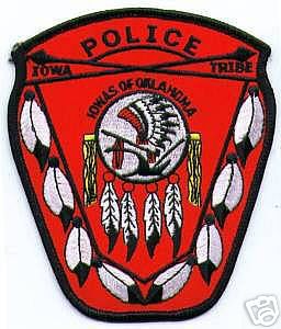Iowa Tribe Police (Oklahoma)
Thanks to apdsgt for this scan.
