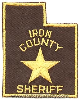 Iron County Sheriff's Department (Utah)
Thanks to Alans-Stuff.com for this scan.
Keywords: sheriffs dept.