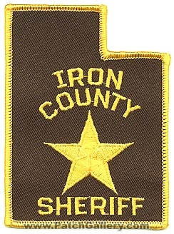 Iron County Sheriff's Department (Utah)
Thanks to Alans-Stuff.com for this scan.
Keywords: sheriffs dept.