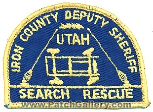 Iron County Sheriff's Department Deputy Search Rescue (Utah)
Thanks to Alans-Stuff.com for this scan.
Keywords: sheriffs dept. and sar