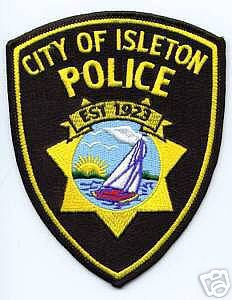 Isleton Police (California)
Thanks to apdsgt for this scan.
Keywords: city of