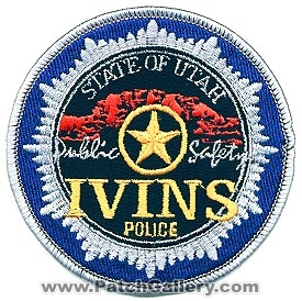 Ivins Police Department (Utah)
Thanks to Alans-Stuff.com for this scan.
Keywords: dept. public safety dps
