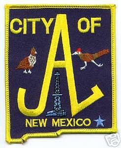 Jal Police
Thanks to apdsgt for this scan.
Keywords: new mexico city of