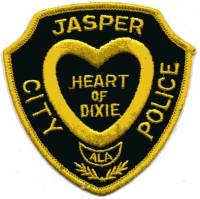 Jasper Police (Alabama)
Thanks to BensPatchCollection.com for this scan.
Keywords: city
