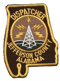 Jefferson County Sheriff Dispatcher (Alabama)
Thanks to BensPatchCollection.com for this scan.
