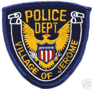 Jerome Police Dept (Illinois)
Thanks to Jason Bragg for this scan.
Keywords: department village of
