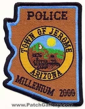 Jerome Police Millenium 2000 (Arizona)
Thanks to apdsgt for this scan.
Keywords: town of