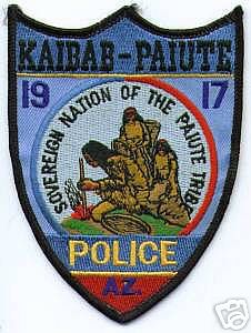 Kaibab Paiute Police (Arizona)
Thanks to apdsgt for this scan.
