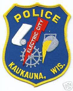 Kaukauna Police (Wisconsin)
Thanks to apdsgt for this scan.
