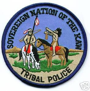 Kaw Tribal Police (Oklahoma)
Thanks to apdsgt for this scan.
Keywords: sovereign nation of the