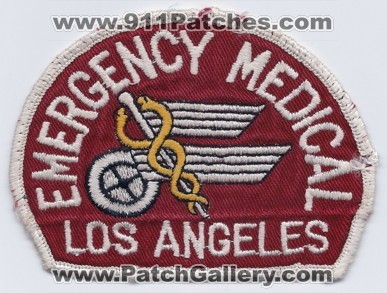 Los Angeles City Fire Department Emergency Medical (California)
Thanks to Paul Howard for this scan. 
Keywords: lafd dept. ems l.a.f.d.