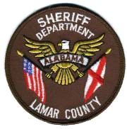 Lamar County Sheriff Department (Alabama)
Thanks to BensPatchCollection.com for this scan.
