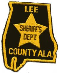 Lee County Sheriff's Dept (Alabama)
Thanks to BensPatchCollection.com for this scan.
Keywords: sheriffs department