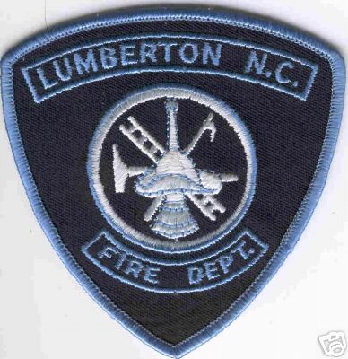 Lumberton Fire Dept
Thanks to Brent Kimberland for this scan.
Keywords: north carolina department