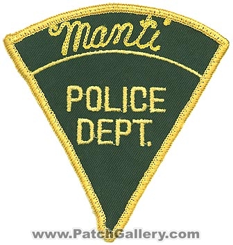 Manti Police Department (Utah)
Thanks to Alans-Stuff.com for this scan.
Keywords: dept.