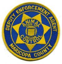 Maricopa County Sheriff Deputy Enforcement Agent Animal Control (Arizona)
Thanks to BensPatchCollection.com for this scan.
