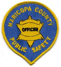 Maricopa County Sheriff Public Safety Officer (Arizona)
Thanks to BensPatchCollection.com for this scan.
Keywords: dps