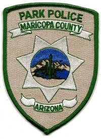 Maricopa County Park Police (Arizona)
Thanks to BensPatchCollection.com for this scan.
