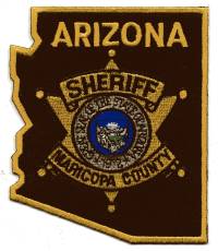 Maricopa County Sheriff (Arizona)
Thanks to BensPatchCollection.com for this scan.
