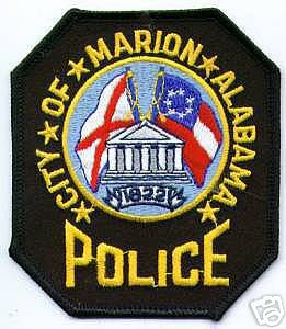 Marion Police (Alabama)
Thanks to apdsgt for this scan.
Keywords: city of