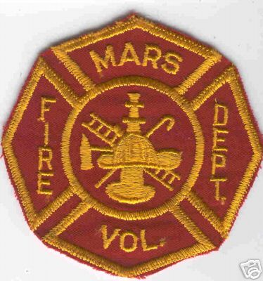 Mars Vol Fire Dept
Thanks to Brent Kimberland for this scan.
Keywords: pennsylvania volunteer department