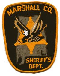 Marshall County Sheriff's Dept (Alabama)
Thanks to BensPatchCollection.com for this scan.
Keywords: sheriffs department