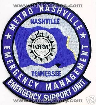 Metro Nashville Emergency Management Emergency Support Unit (Tennessee)
Thanks to apdsgt for this scan.
Keywords: oem office of