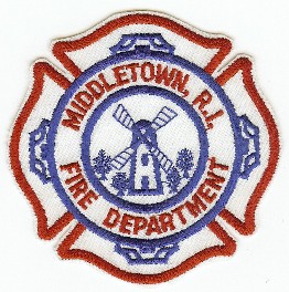 Middletown Fire Department
Thanks to PaulsFirePatches.com for this scan.
Keywords: rhode island