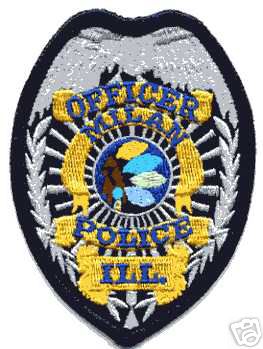 Milan Police Officer (Illinois)
Thanks to Jason Bragg for this scan.
