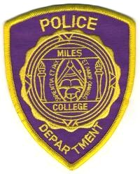 Miles College Police Department (Alabama)
Thanks to BensPatchCollection.com for this scan.
