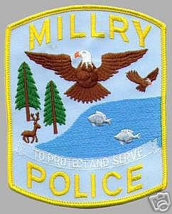 Millry Police (Alabama)
Thanks to apdsgt for this scan.
