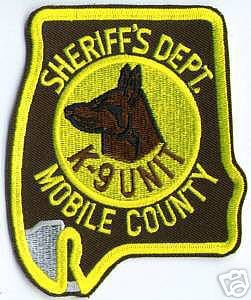 Mobile County Sheriff's Dept K-9 Unit (Alabama)
Thanks to apdsgt for this scan.
Keywords: sheriffs department k9