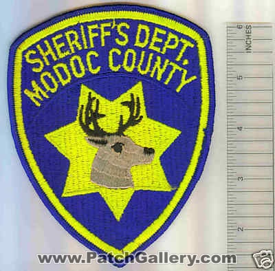 Modoc County Sheriff's Department (California)
Thanks to Mark C Barilovich for this scan.
Keywords: sheriffs dept