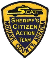 Mohave County Sheriff's Citizen Action Team (Arizona)
Thanks to BensPatchCollection.com for this scan.
Keywords: sheriffs scat s.c.a.t.
