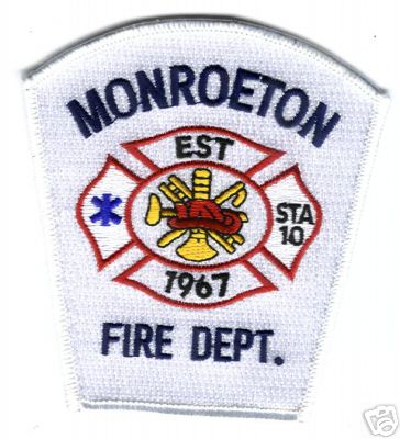 Monroeton Fire Dept (North Carolina)
Thanks to Mark Stampfl for this scan.
Keywords: department
