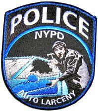 New York Police Department Auto Larceny
Thanks to Chris Rhew for this picture.
Keywords: nypd city of