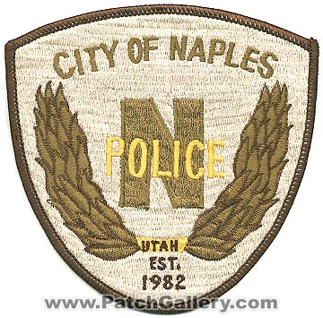Naples Police Department (Utah)
Thanks to Alans-Stuff.com for this scan.
Keywords: dept. city of