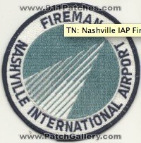 Nashville International Airport Fireman (Tennessee)
Thanks to Mark Hetzel Sr. for this scan.

