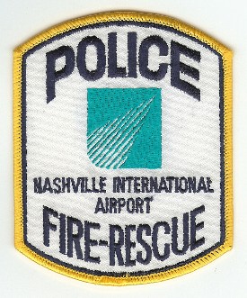 Nashville International Airport Fire Rescue Police
Thanks to PaulsFirePatches.com for this scan.
Keywords: tennessee