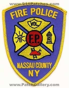 Nassau County Volunteer Fire Police Department (New York)
Thanks to apdsgt for this scan.
Keywords: dept. ny f.p. fd