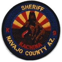 Navajo County Sheriff K-9 (Arizona)
Thanks to BensPatchCollection.com for this scan.
Keywords: k9