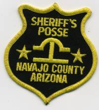 Navajo County Sheriff's Posse (Arizona)
Thanks to BensPatchCollection.com for this scan.
Keywords: sheriffs
