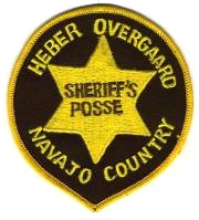 Navajo Country Sheriff's Posse Heber Overgaard (Arizona)
Thanks to BensPatchCollection.com for this scan.
Keywords: sheriffs